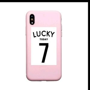 Cute Lucky 7 Silicone Case For iPhone 7 and 8